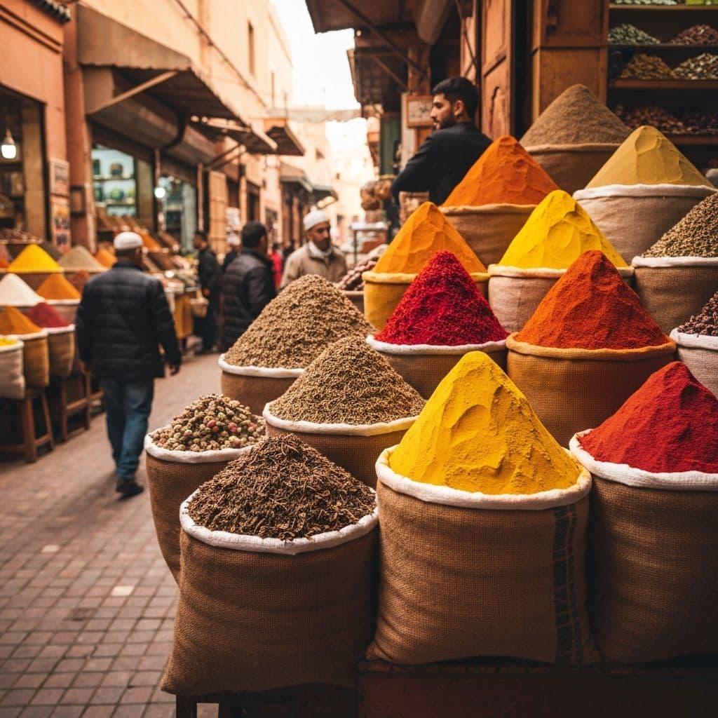 The Spice Merchants of Marrakech: A Sensory Journey