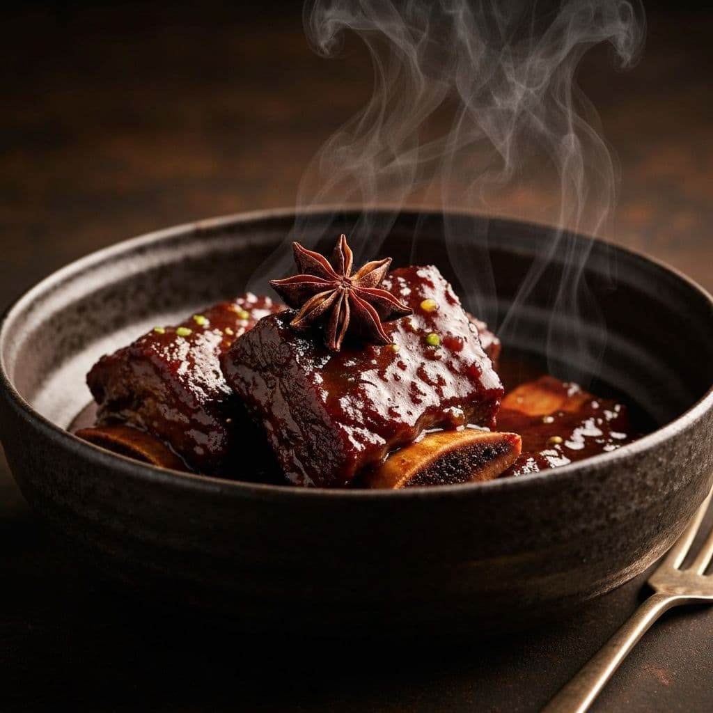 Miso-Caramel Braised Short Ribs
